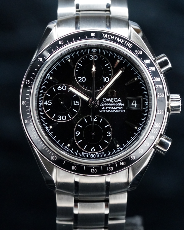 2011 Omega Speedmaster Date 40MM Black Dial Steel Bracelet (3210.50.00)
