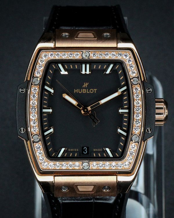 No Reserve - 2025 Hublot Spirit Of Big Bang 39MM Black Dial Leather Strap (662.OX.1180.RX.1204)