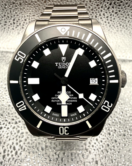 2018 Tudor Pelagos 42MM Black Dial Titanium Bracelet (25600TN)