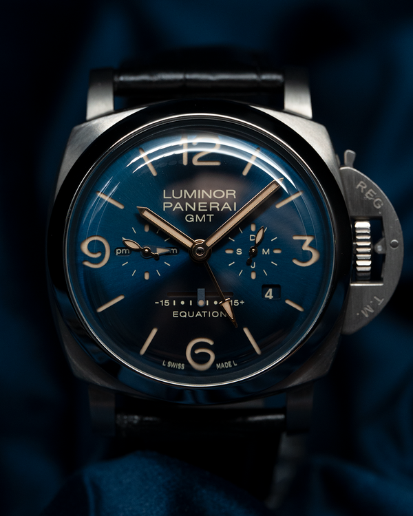 2019 Panerai Luminor Equation of Time GMT L.E. 47MM Blue Dial Leather Strap (PAM00670)