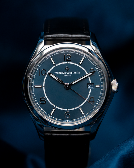 2021 Vacheron Constantin Fiftysix 40MM Blue Dial Leather Strap (4600E/000A-B487)