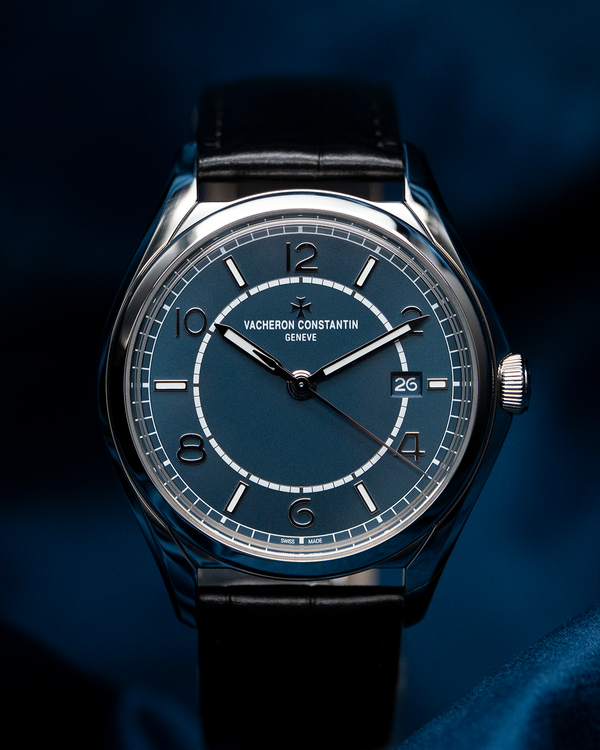 2021 Vacheron Constantin Fiftysix 40MM Blue Dial Leather Strap (4600E/000A-B487)