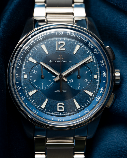2018 Jaeger-LeCoultre Polaris Chronograph 42MM Blue Dial Steel Bracelet (Q9028180)