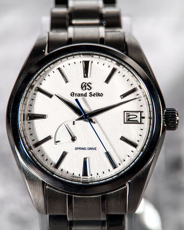 2021 Grand Seiko Heritage Collection 41MM White Dial Titanium Bracelet (SBGA211)