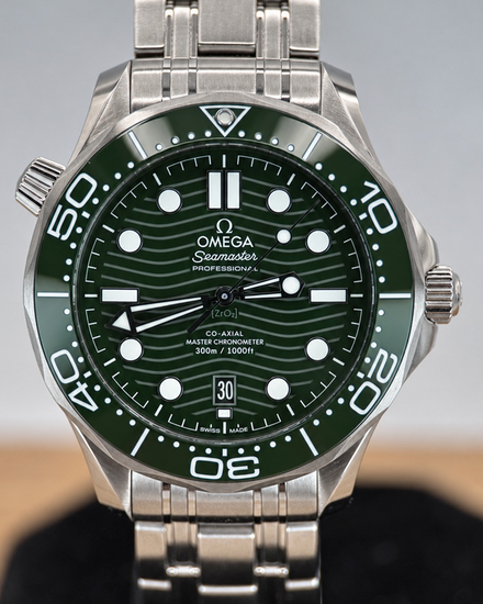2026 Omega Seamaster Diver 300M "Seaweed" 42MM Green Dial Steel Bracelet (210.30.42.20.10.001)