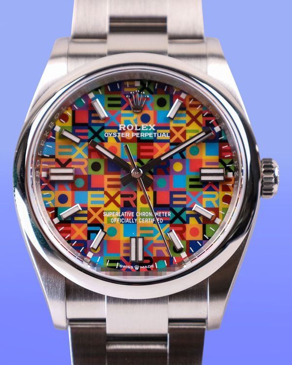 2026 Rolex Oyster Perpetual 36MM Multicolor "Jubilee" Dial Oyster Bracelet (126000)