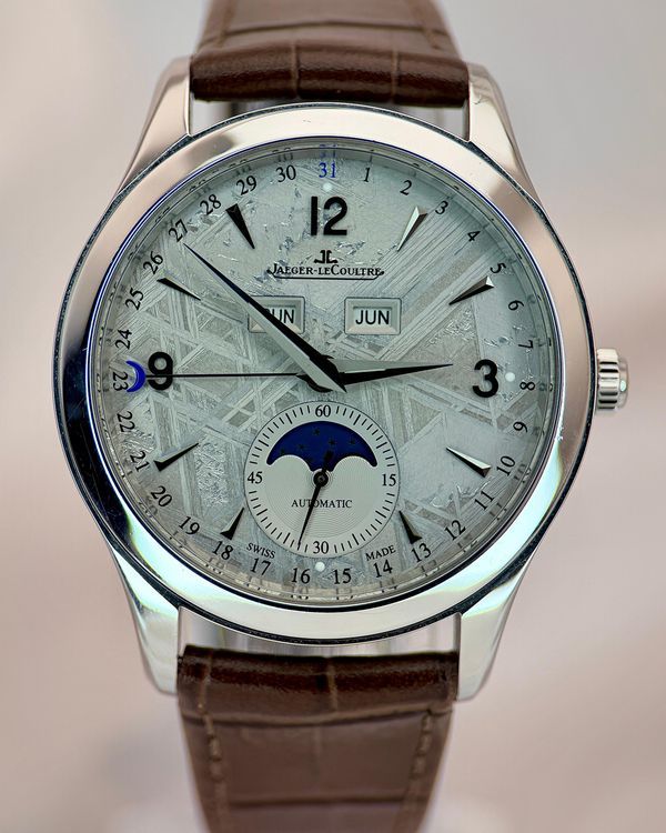 2018 Jaeger-LeCoultre Master Calendar 39MM Meteorite Dial Leather Strap (Q1558421)