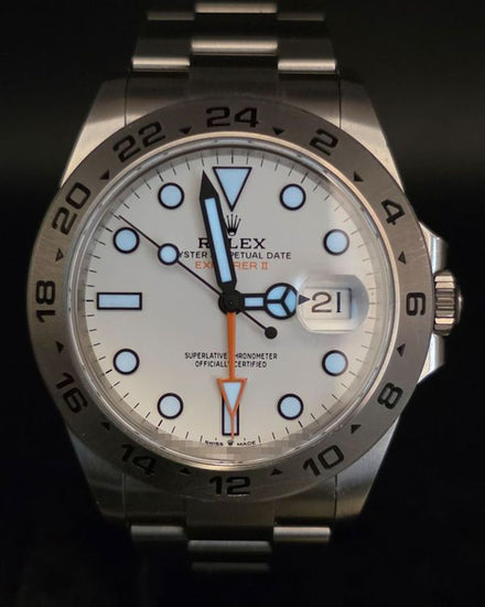 No Reserve -2024 Rolex Explorer II "Polar" 42MM White Dial Oyster Bracelet (226570)