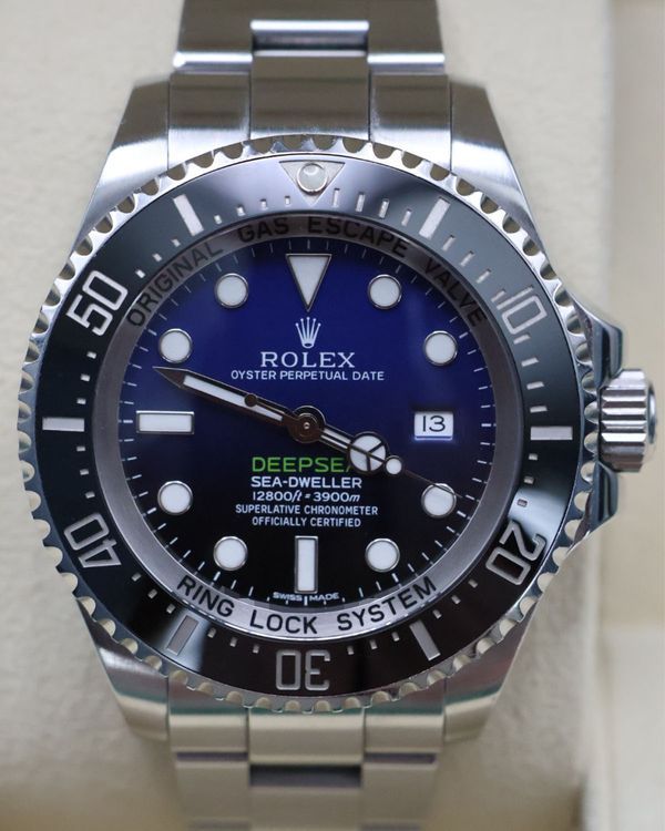 No Reserve - 2015 Rolex Sea-Dweller Deepsea "James Cameron" 44MM Blue Dial Oyster Bracelet (116660)