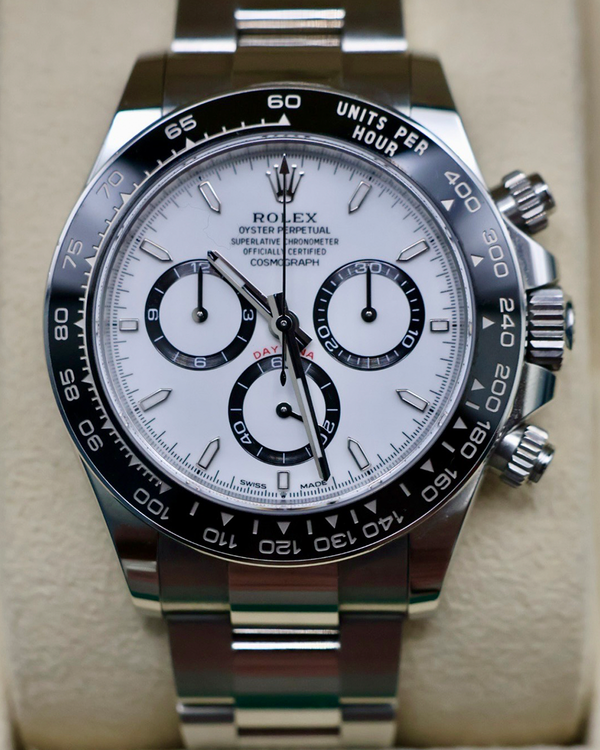 2024 Rolex Cosmograph Daytona "Panda" 40MM White Dial Oyster Bracelet (126500LN)