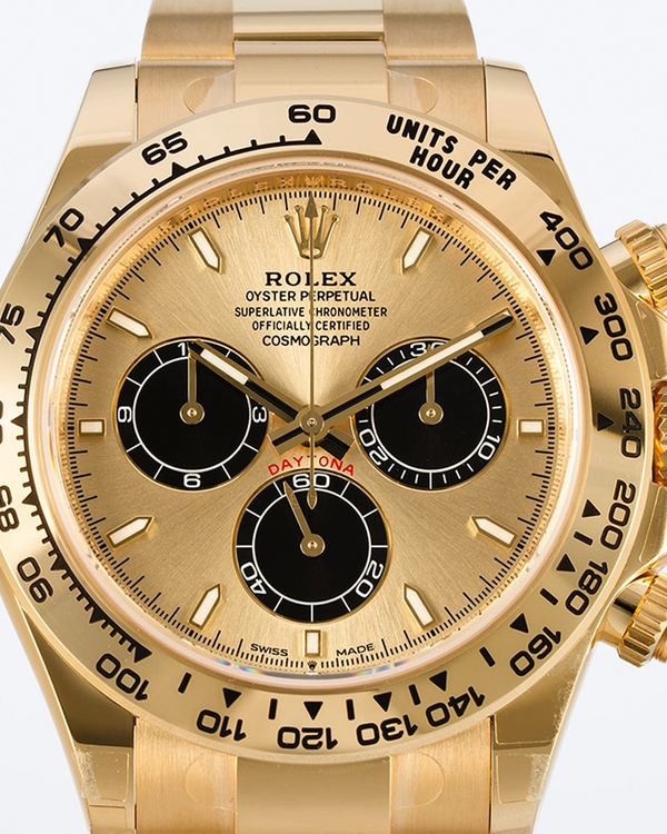 2026 Rolex Cosmograph Daytona 40MM Champagne Dial Yellow Gold Oyster Bracelet (126508)