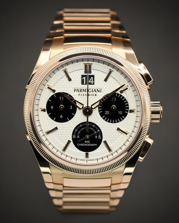 2022 Parmigiani Fleurier Tonda 42MM White Dial Rose Gold Bracelet (PFC903-1500140-B10082)