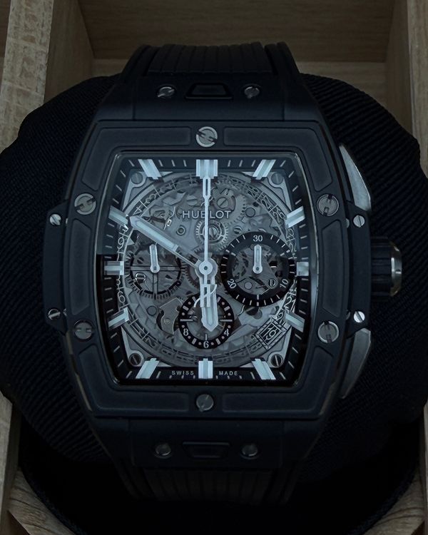2026 Hublot Spirit Of Big Bang "Black Magic" 42MM Skeleton Dial Rubber Strap (642.CI.0170.RX)