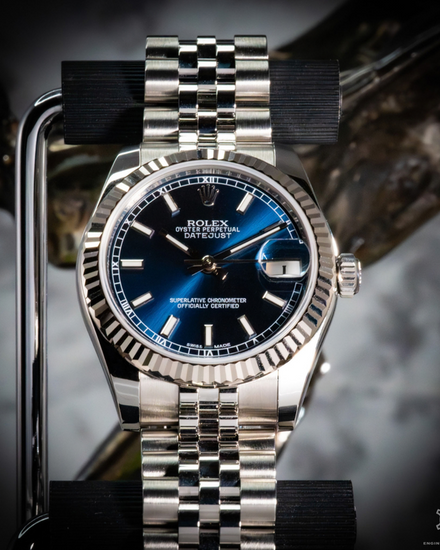 2018 Rolex Datejust 31MM Blue Dial Jubilee Bracelet (178274)