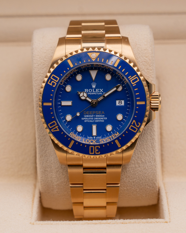 2024 Rolex Submariner Date 40MM Blue Dial Yellow Gold Oyster Bracelet (116618LB)