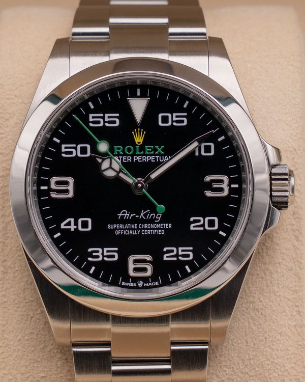 2024 Rolex Air-King 40MM Black Dial Oyster Bracelet (126900)