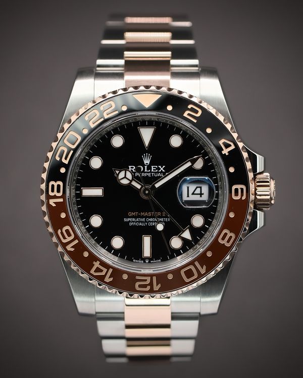 2024 Rolex GMT-Master II "Rootbeer" 40MM Black Dial Two-Tone Oyster Bracelet (126711CHNR)