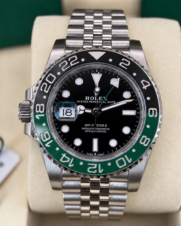 2026 Rolex GMT-Master II “Sprite” 40MM Black Dial Jubilee Bracelet (126720VTNR)