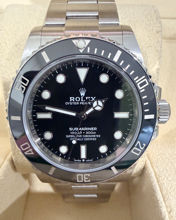 2023 Rolex Submariner No-Date 41MM Black Dial Oyster Bracelet (124060)