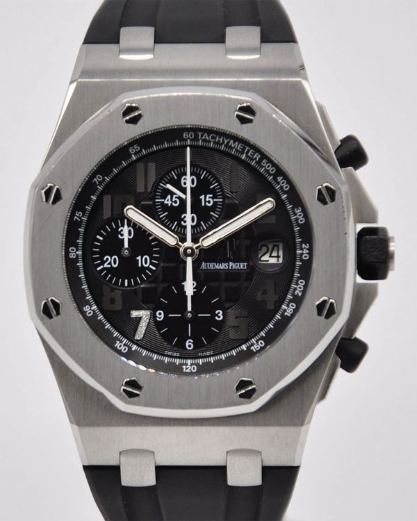 2007 Audemars Piguet Royal Oak "Ginza Edition 7" L.E. 42MM Black Dial Rubber Strap (26180ST.OO.D101CR.01)