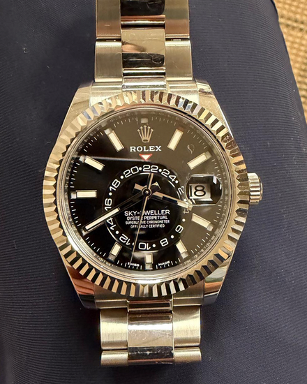 2021 Rolex Sky-Dweller 42MM Black Dial Oyster Bracelet (326934)