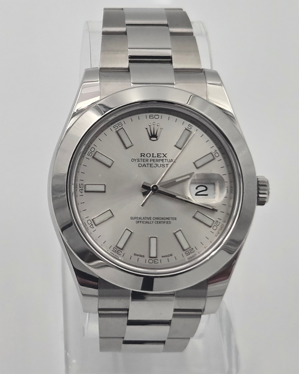 Rolex Datejust II 41MM Silver Dial Oyster Bracelet (116300)