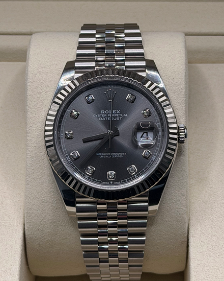 2025 Rolex Datejust 41MM Slate Dial Jubilee Bracelet (126334)