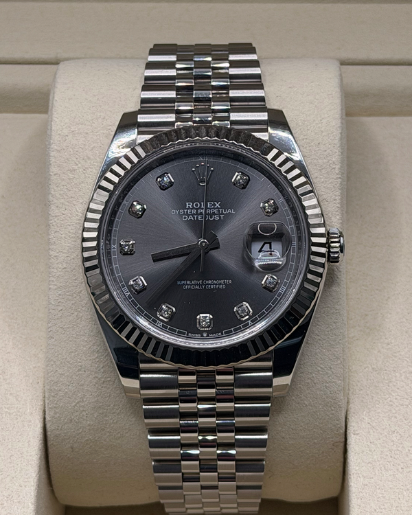 2025 Rolex Datejust 41MM Slate Dial Jubilee Bracelet (126334)