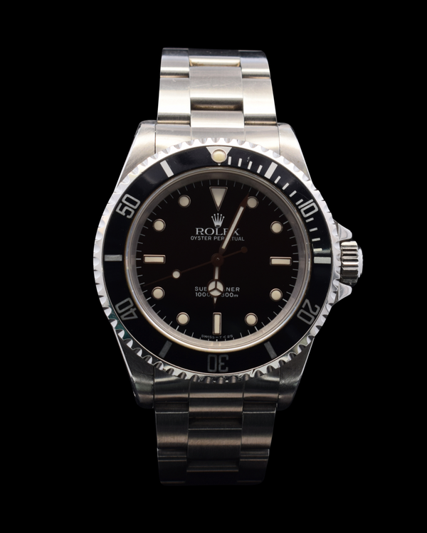 1991 Rolex Submariner No-Date 40MM Black Dial Oyster Bracelet (14060)