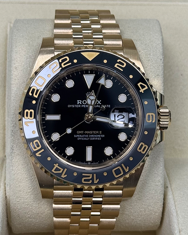 2025 Rolex GMT-Master II "Zombie" 40MM Black Dial Yellow Gold Jubilee Bracelet (126718GRNR)