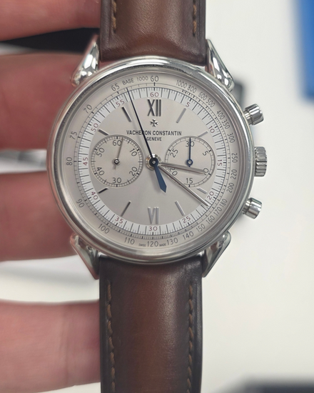 2025 Vacheron Constantin Historiques Cornes de Vache 1955 38.5MM Silver Dial Leather Strap (5000H/000A-B582)