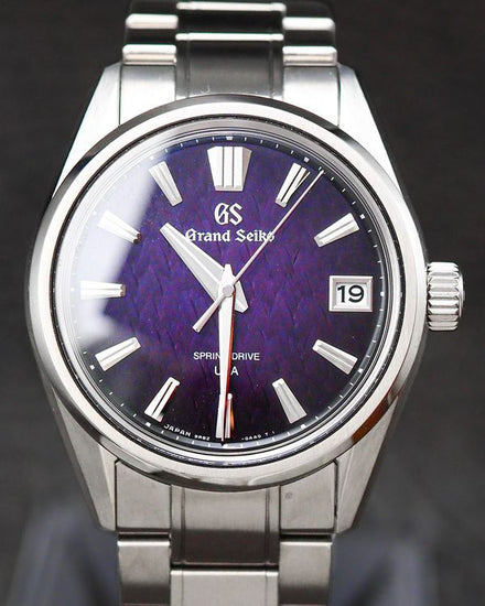 2025 Grand Seiko Evolution 9 "UFA" L.E. 37MM Purple Dial Steel Bracelet (SLGB005)