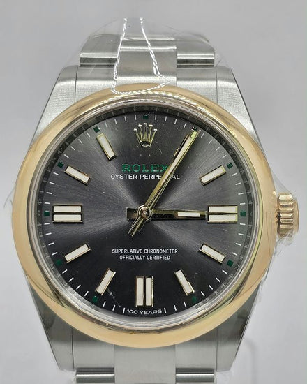 2026 Rolex Oyster Perpetual "100 Years" 41MM Slate Dial Oyster Bracelet (134303)