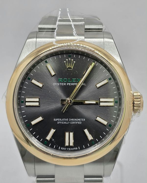 2026 Rolex Oyster Perpetual "100 Years" 41MM Slate Dial Oyster Bracelet (134303)