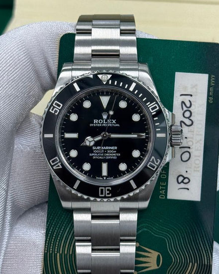 2021 Rolex Submariner No-Date 41MM Black Dial Oyster Bracelet (124060)