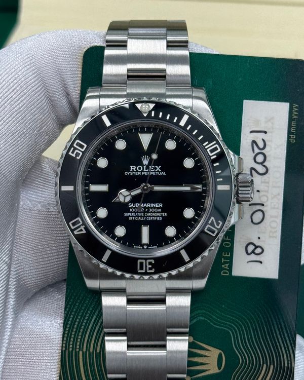 2021 Rolex Submariner No-Date 41MM Black Dial Oyster Bracelet (124060)