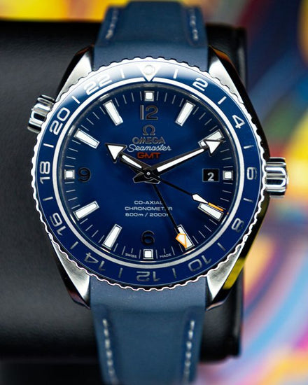 No Reserve - 2024 Omega Seamaster Planet Ocean 600M 43.5MM Blue Dial Rubber Strap (232.92.44.22.03.001)