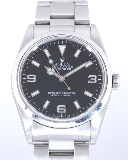 Rolex Explorer 36MM Black Dial Oyster Bracelet (14270)