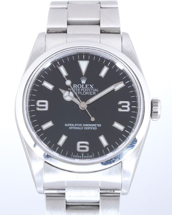 Rolex Explorer 36MM Black Dial Oyster Bracelet (14270)