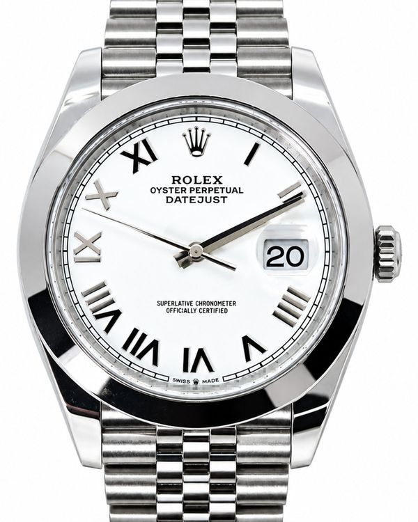 2026 Rolex Datejust 41MM White Dial Jubilee Bracelet (126300)