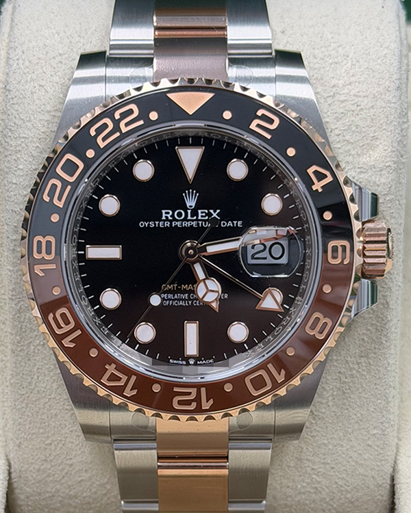 2025 Rolex GMT-Master II "Rootbeer" 40MM Black Dial Two-Tone Oyster Bracelet (126711CHNR)