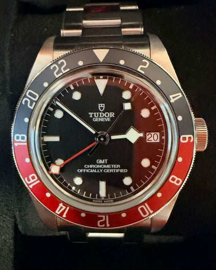 2024 Tudor Black Bay GMT "Pepsi" 41MM Black Dial Steel Bracelet (79830RB)