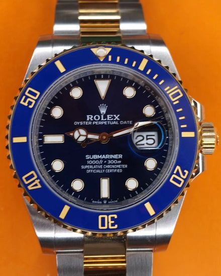 2025 Rolex Submariner Date "Bluesy" 41MM Blue DIal Two-Tone Oyster Bracelet (126613LB)