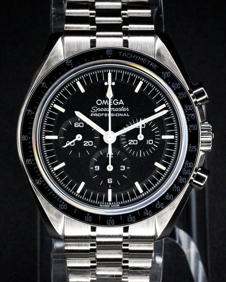 2024 Omega Speedmaster Professional Moonwatch 42MM Black Dial Steel Bracelet (310.30.42.50.01.002)