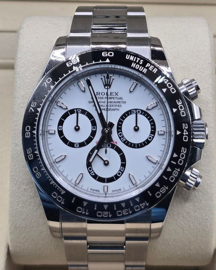2025 Rolex Cosmograph Daytona "Panda" 40MM White Dial Oyster Bracelet (126500LN)