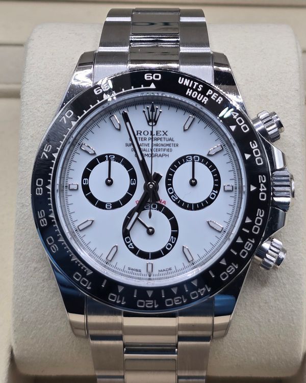 2025 Rolex Cosmograph Daytona "Panda" 40MM White Dial Oyster Bracelet (126500LN)