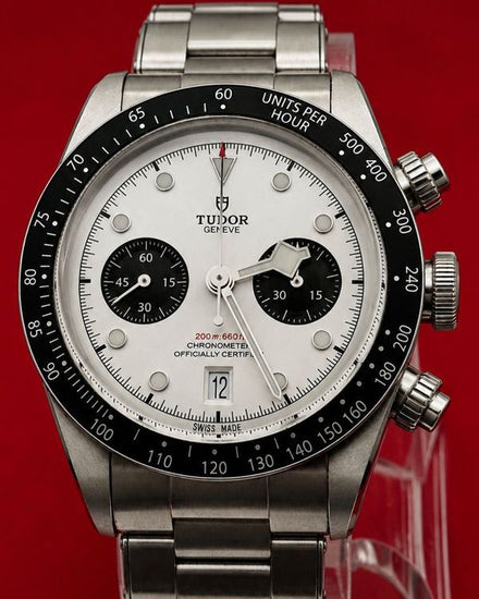 2022 Tudor Black Bay Chrono "Panda" 41MM White Dial Steel Bracelet (79360N)