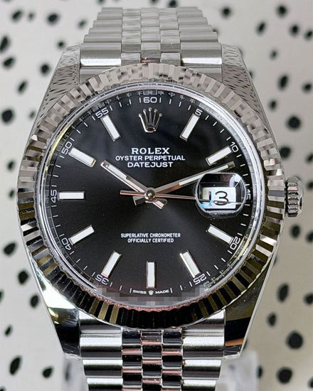 No Reserve -2026 Rolex Datejust 41MM Black Dial Jubilee Bracelet (126334)