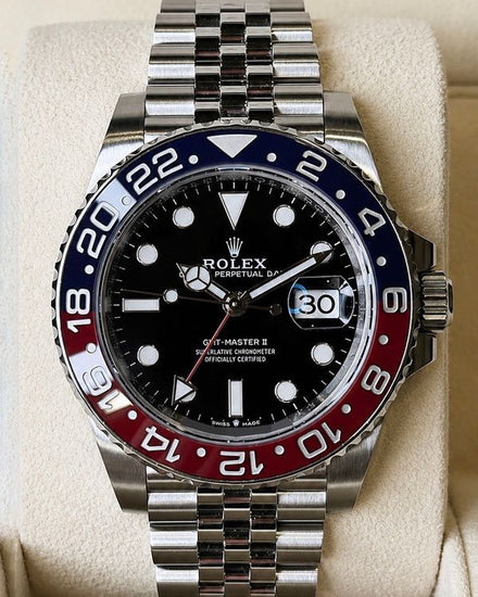 No Reserve - 2026 Rolex GMT-Master II "Pepsi" 40MM Black Dial Jubilee Bracelet (126710BLRO)