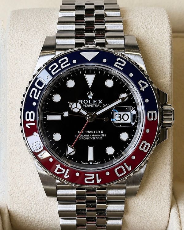No Reserve - 2026 Rolex GMT-Master II "Pepsi" 40MM Black Dial Jubilee Bracelet (126710BLRO)
